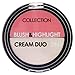 Collection Blush and Highlight Cream Duo Strawberries and Cream 4.5g