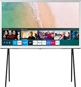 Samsung The Serif Series 138 cm (55 inches) 4K Ultra HD Smart QLED TV QA55LS01TAKXXL (Cloud White) (2020 Model)