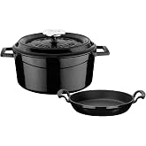 LAVA Yuvarlak D&ouml;k&uuml;m 24cm Trendy Serisi Tencere &amp; D&ouml;k&uuml;m 20cm Sahan Set - Şef Standartlarında Premium Set