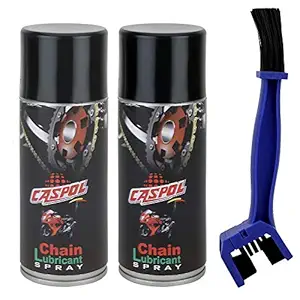 Caspol Chain Lubricant 800ml & Brush for Bike