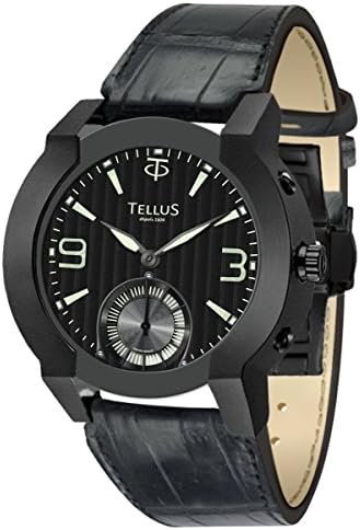 TELLUS Arès Men's Watch, Genuine Alligator Leather Strap, Swiss Made - T1067-X942DXA282