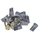 Nuevo y de alta calidad SODIAL 20X T10 501 W5W 5 SMD Led Xenon Blanco Canbus Car Wedge Side Interior Bombillas