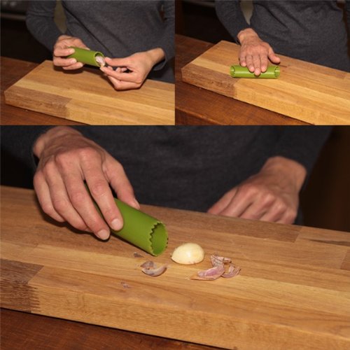 Zerkleinerer Presse Schnitt Knoblauch Garlic Pro + Gemüseschäler - 4