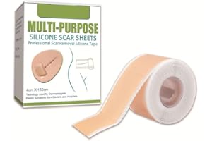 BIGFOX Parches de Silicona 4CM×150CM - Cobertura Suave para Áreas Sensibles, Impermeable y Transpirable