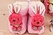 Durable Lovely Winter Baby shoes Warm Cute Rabbit Indoor Outdoor Socks Pink