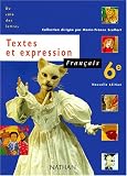 Image de Français, 6e, textes et expression, élève, édition 2000