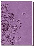 Taschenkalender 2019 A6 Soft Touch Violett by