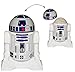 Produktbild Unbekannt Eierbecher mit Deckel -  Star Wars - R2-D2  - Porzellan / Keramik - Eier Halter - für Erwachsene & Kinder - Roboter Droide - Starwars Clone - Eierwärmer - Küche Zubehör / Krieg der Sterne