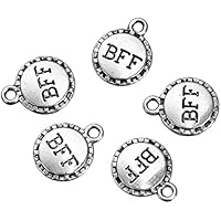 2St Kettenanhänger BFF 14mm x 11mm rund