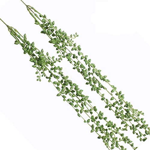 Shengchu 2 Piezas de Perlas Artificiales para Colgar en el hogar, jardín, Boda, decoración de Pared, 31 Pulgadas