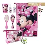Medida 230 x 155 x 80 mm Cerdá Minnie Neceser de Viaje, 23 cm, Rosa