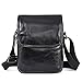 Produktbild Jxth Wasserdichte Reißverschlußtasche Herren Messenger Schultertasche Vintage Leder Aktentasche Crossbody Day Bag für Schule und Arbeit Tägliche Urlaubsreise