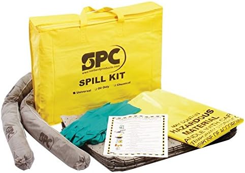 Brady USA SKH-PP SPC Hazwik High-Viz Yellow Economy Portable Spill Kit, English, 58.292 fl. oz., Plastic, 1" x 1" x 1"