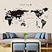 Produktbild YSFU Wandsticker Reiseweltkarte Entfernbare Abziehbilder Kunst Hauptdekoration Fernsehhintergrund Tapete Wand Stickers140Cm * 80Cm