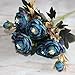 Produktbild Vivid 6 Zweige Herbst Künstliche Fake Peony Flower Home Raum Brautschmuck Hortensie Decor Real Touch blau