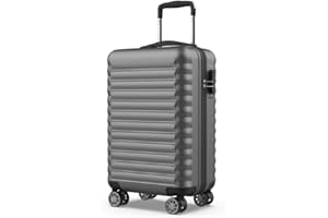 NUMADA - Maletas de Viaje Cabina Upfly ABS con Cierre de Combinación y 4 Ruedas Dobles 360. Maleta Rígida Resistente, Ligera con Interior Compartimentado