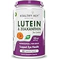 HealthyHey Nutrition Lutein 10 mg with Zeaxanthin - Support Eyes Health - 60 Veg. Capsules (Pack of 1)