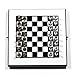 Produktbild Tooarts Schachspiel European Chess Checker Backgammon Schach Brettspiel mit Einzigartiger Schublade