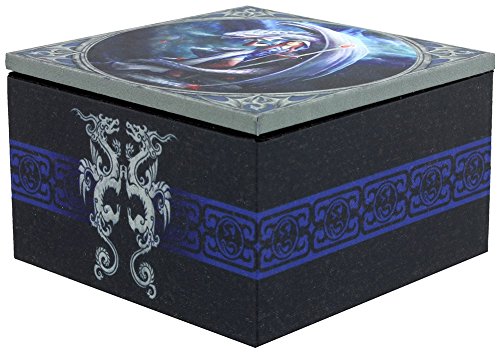 Preisvergleich Produktbild Unbekannt Anne Stokes Schmuckkästchen mit Spiegel Dragon 10 x 10 cm