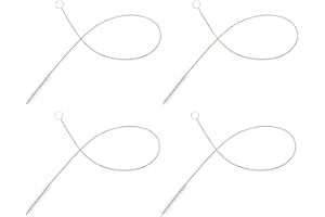 FIDGET PACK 4 Stück 100cm Schlauchbürste Rohrbürste für Aquarium Schlauchbürste, Extra Lange Bürste Edelstahl Reinigungsbürste, Multifunktionale Flexible Bürste zum Reinigen für Strohhalmrohr, Kühlschrankablauf