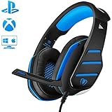 Gaming Headset for PS4 PC, Beexcellent Super Comfortable Stereo Noise Reduction 3.5 mm Professional Gaming Headsets with Mic for Xbox One Laptop Tablet Mac Smart phone