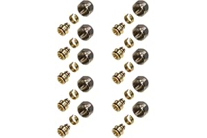 ENVIRON – uppsättning om 10 klämskruvar 16 x 2 mm, 3/4 tum | för värmerör 16 x 2 och distributör för golvvärme, Eurokonus, kl