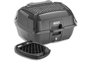 GIVI BAULETTO B45B+ 45L COVER NERE CON PIASTRA MONOLOCK SCHIENALINO UNIVERSALE