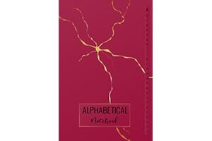 A5 A to Z Notebook: A-z alphabetical Notebook A5 | A5 Notebook-journal with alphabet index | A-Z Lined Notebook With Alphabetical Tabs Printed | 4 Pages Per Letter | A5 Size