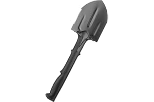 MFH Shovel with Nylon Handle and Cover Black