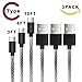 Price comparison product image USB Type C Cable,Vinpie 3Pack 3ft 6ft 10ft Nylon Braided Long Charging Cord Type C (USB-C) to USB A Charger Cable for Google Pixel/Pixel XL, Lumia 950/950xl, Nexus 5x/6p, ChromeBook Pixel,the New Macb