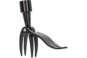 BESTYIJO Estirpatore Erbacce ttrezzi per sarchiare, Accessori per estirpatore Erbacce Manuale, Materiale in Lega di Alluminio, rimuovono efficacemente Le Erbacce nel Giardino