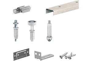 SLID'UP BY MANTION Système coulissant pliant SLID'UP 200 pour porte de placard 4 panneaux - rail 1822 mm - 14 kg