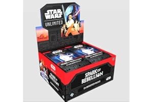 HEART FOR CARDS Star Wars: Unlimited - Spark of Rebellion Booster Display z 24 boosterami po 16 kart - angielski + ochrona przed wysyłką Heartforcards®