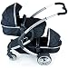 iSafe Tandem Pram me&you - Black (Black) + All Raincovers