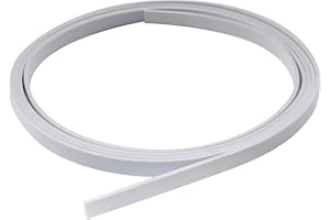 Musiclily 1650x7x1,5mm Binding in Plastica per Chitarra Classica/Acustica, Bianco