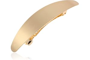 PPX Molletta per Capelli Lunga e Sottile, Fermagli per Capelli in Metallo Stili di Capelli in Stile Francese Fermagli per Capelli per Donne e Ragazze (Oro)