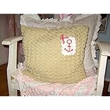 Häkelkissen Maritim Anker