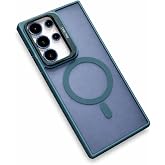 Coverzone Samsung Galaxy S26 Ultra ile uyumlu Kamera Lens Aparatlı Stand Olabilen Magsafe ile uyumlu Kamera Korumalı Şeffaf F
