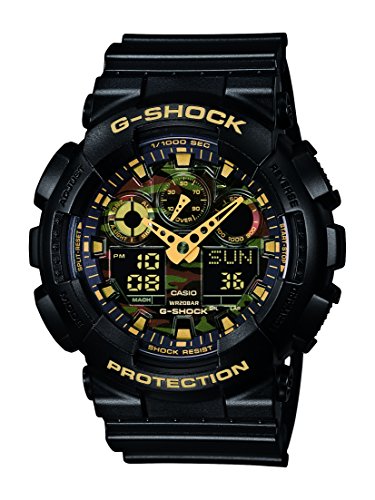 Casio Herren Armbanduhr Analog - Digital Quarz Schwarz Resin Ga-100Cf-1A9Er Casio Herren Armbanduhr Analog - Digital Quarz Schwarz Resin Ga-100Cf-1A9Er