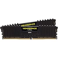 Corsair CMK32GX4M2E3200C16 Vengeance LPX - Módulo de Memoria 32 GB DDR4 3200 MHz, Color negro