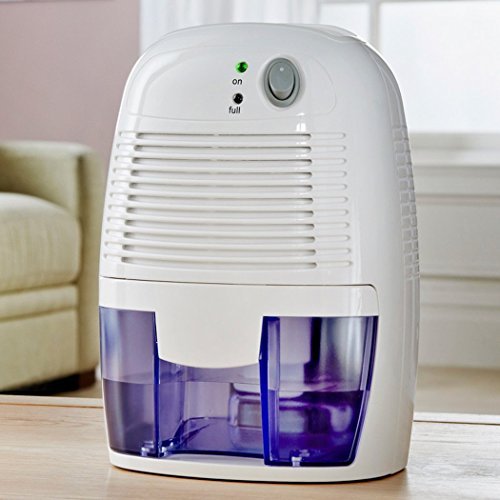 Mini Luftentfeuchter, HoLife Elektrischer Raumentfeuchter Lufttrockner 500ml Kapazität(Max.250ml/Tag) Kompakter und Tragbarer Dehumidifier mit LED Anzeige Bautrockner für Schlafzimmer, Büro, Badezimmer, Kinderzimmer, Küche, Garage,WC, usw. - 7