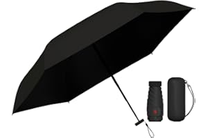 Moorrlii Travel Mini Umbrella for Purse With Case-Small Compact UV Umbrella Protection Sun-Lightweight Tiny Pocket Umbrella with Case for Women, Girls