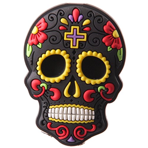 Kühlschrank Magnet Tag der Toten 4er Set Totenkopf Küchen Memo Soft Memo Soft Pinnwand - 3