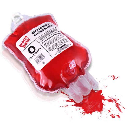 Blood Bath Shower Gel - IV Bag Style