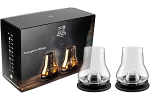 PEUGEOT Coffret cadeau - 2 sets de dégustation Whisky avec socles rafraichisseurs noir mat