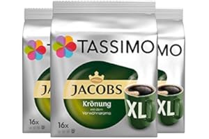 Tassimo Jacobs Krönung XL, 3er Pack (3 x 16 Portionen)