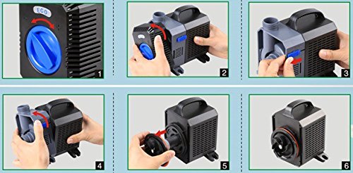 CTP-2800 Aquarium & Teichpumpe 10 Watt Eco Motor 3000 l/h Förderpumpe, Pumpe, Aquariumpumpe GERINGER STROMVERBRAUCH! - 6