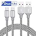 Price comparison product image GlobaLink USB Type C Cable USB C to USB A 2.0 [2-Pack 1.8M] Nylon Braided Fast Charging Sync Cable for Google Pixel, LG G6 V20 G5, Nintendo Switch, Samsung Galaxy S8 Plus More (Black)