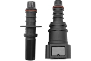 JNNJ 2 Pezzi Connettore A Disconnessione Rapida Per Tubo Del Carburante, Connettore Femmina-Maschio In Nylon