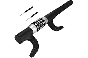 Turnart Barra Antirrobo Coche De Acero Inoxidable Con 3 Llaves (Multicolor)